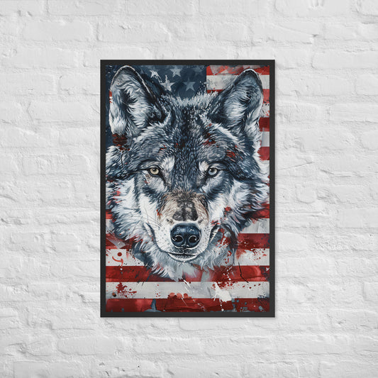 American Wolf Art Print