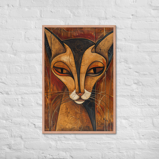 Abyssinian Cat Abstract